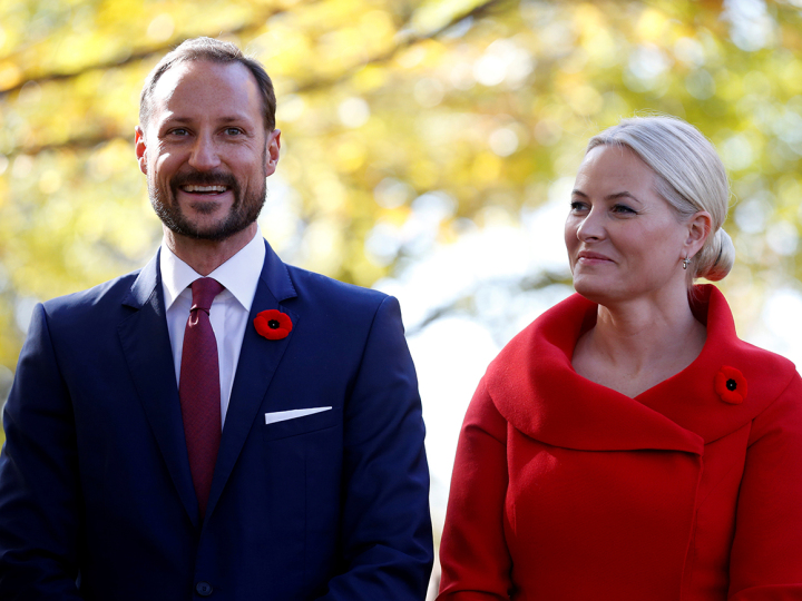 Crown Prince Haakon and Crown Princess Mette-Marit at Rideau Hall. Photo: REUTERS / Chris Wattie